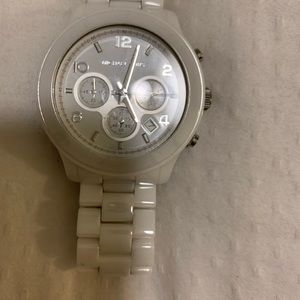 Michael Kors White Ceramic Watch